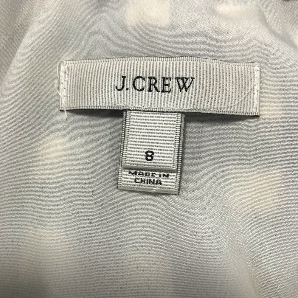 J.Crew Navy&Ivory Plaid Short Sleeve Blouse - Picture 5 of 7